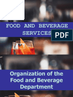 Food and Beverage Services