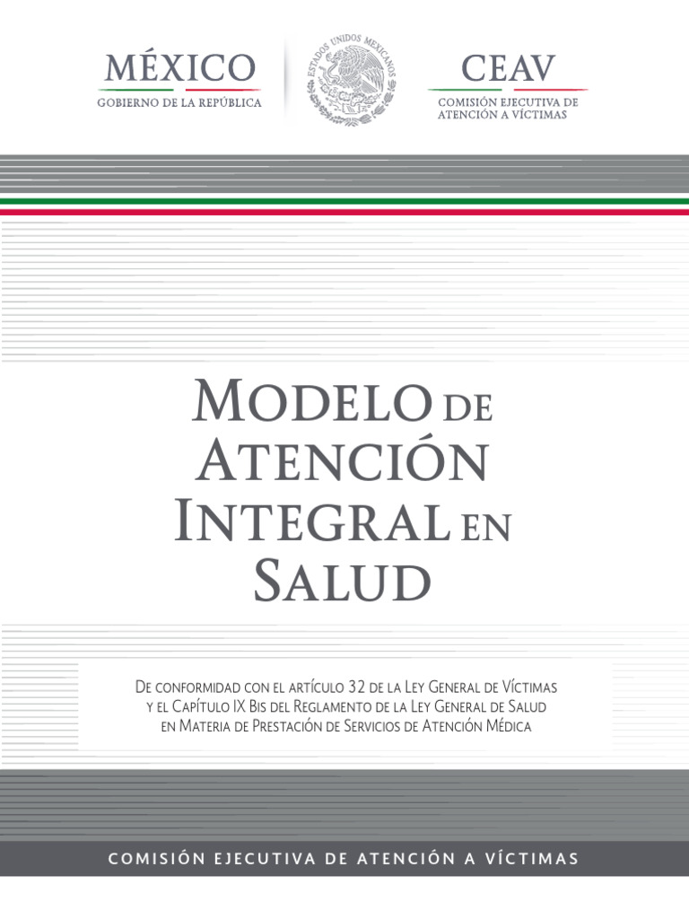 Modelo Integral de Salud para Víctimas | PDF | Violación | Derechos humanos