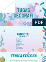 Geografi Kelas X Tugas Tenaga Eksogen