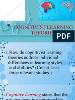 GROUP 6 Cognitivist Learning Theory