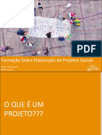 Dia 1 Formação Elaboração de Projetos Sociais