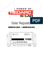 Solar Regulator Instruction Manual