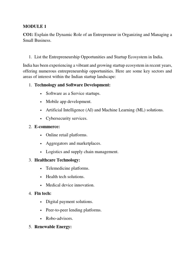 Entrepreneurship And Startup Pdf Entrepreneurship Small Business