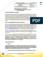 Invitacion Transporte Funcionarios