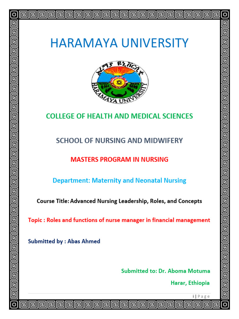 FINANCIAL MANAGEMENT DEFINITION IN NURSING MANAGEMENT visual data 4