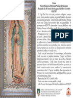Oratio Novem Mensium Ad Dominam Nostram de Guadalupe MMXXIV LATIN