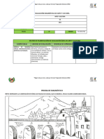 Prueba Diagnóstica ARTE Y CULTURA SEMANA 2 3RO 2022