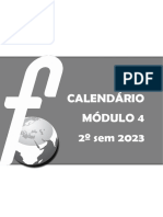 Calendário EAD Módulo 4 - 2º Sem 2023