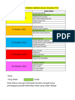 Jadwal Piket Bersih