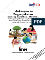 Esp6 - q3 - Mod1 - Nabibigyang Halaga and Kalayaan Sa Pamamahayag Na May Kaukulang Pananagutan at Limitasyon Final