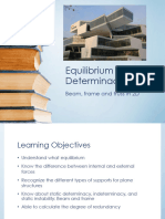 Equilibrium, Determinacy and Stability of Structures - Review