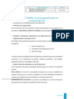 2 Actividad de Costo y Presupuesto