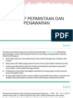 Soal Permintaan Dan Penawaran (Soal Jawab)