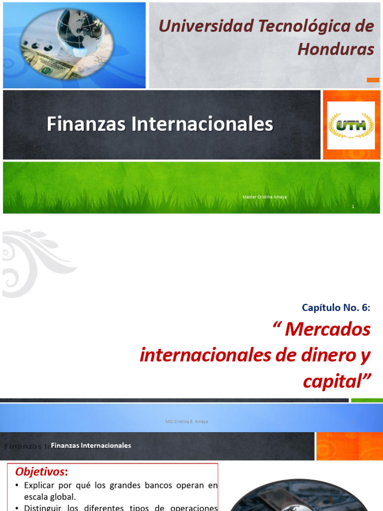 Mercados Internacionales de Dinero y Capital | PDF | Mercado de divisas ...