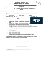 Anexo 06 - Declaracion Jurada de No Tener Impedimentos para Contratar Con El Estado