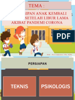 Persiapan Masuk Sekolah Pasca Covid