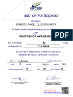 Certificado de Photoshop Avanzado