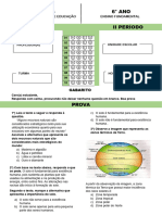 Prova Geografia 6 Ano Ii Periodo '