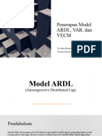 Penerapan Model ARDL, VAR, Dan VECM