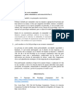 Acción Psicosocial y en La Comunidad Respuestas A Las Preguntas