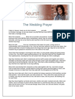 The Wedding Prayer