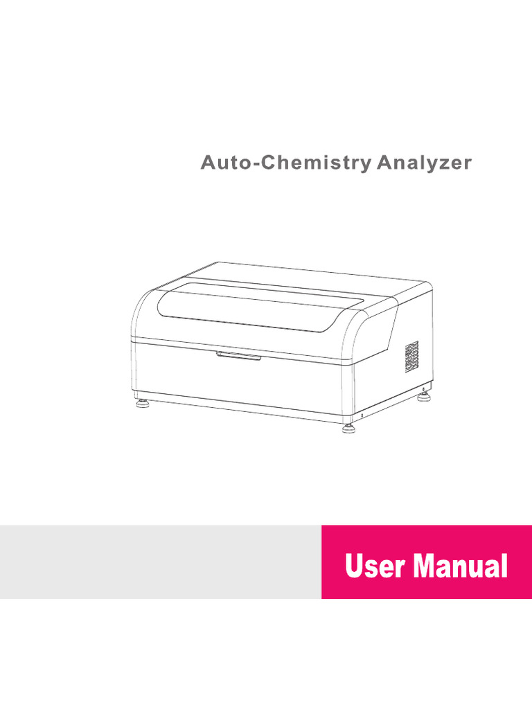 Auto-Chemistry Analyzer User Manual | PDF | Computer Keyboard | Disk ...