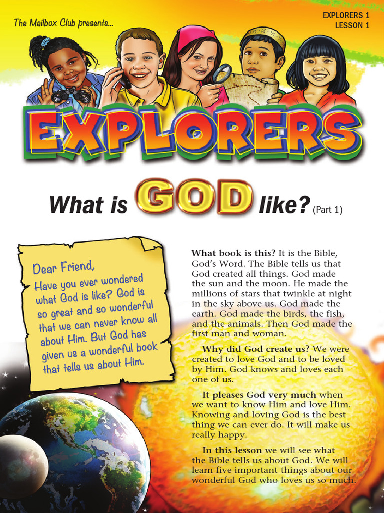 New Four Color Explorers | PDF | Glory (Religion) | Jesus