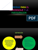 Barreras para El Aprendizaje y La Participacion