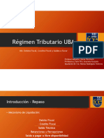 Régimen Tributario UBA - DF CF y SAF