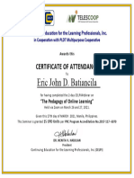 Celpi PLDT Certificate
