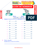 Comparación de Números de 3 Cifras para Primer Grado de Primaria