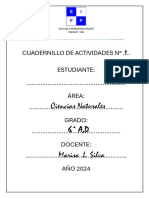 Cuadernillo N° 1 C.N 6° A, D