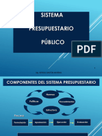 CLASE #5 - SISTEMA PRESUPUESTARIO PÚBLICO 1ra Parte