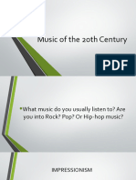 Music of The 20th Century L1