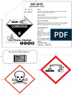 Etiquetas Hde77 Saf Acid