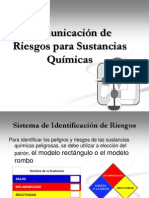 Comunicación de Riesgos para Sustancias Químicas