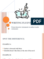 1-Writing Fluently - From Character Statements To Author-Reader Statements