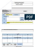 Formato Planeación Vi Semestre