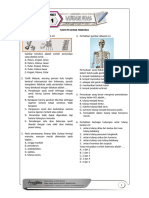 Biologi Bab 6 - 1 Latihan Soal Sistem Gerak Manusia