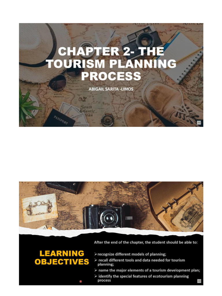 Chapter 2 the tourism planning process pdf