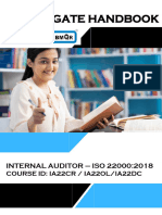 Delegate Hand Book ISO 22000 Internal Audit