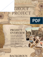 Brown and Beige Aesthetic Vintage Group Project Presentation