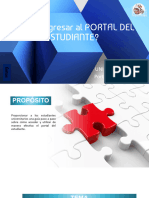 Copia de UNIDAD I.3.1 - Cómo Ingresar Al Portal Del Estudiante