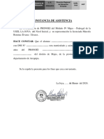 Constancia de Vacancia y Asistencia Pronoei Con Sello Imprimir 2024