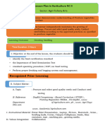 Lesson Plan in Horticulture NC II Nursery