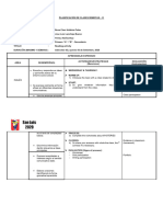 Planificación de Clase 11 - Primero - Secundaria