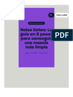 Noise Gates - La Guía en 8 Pasos para Conseguir Una Mezcla Más Limpia - LANDR Blog