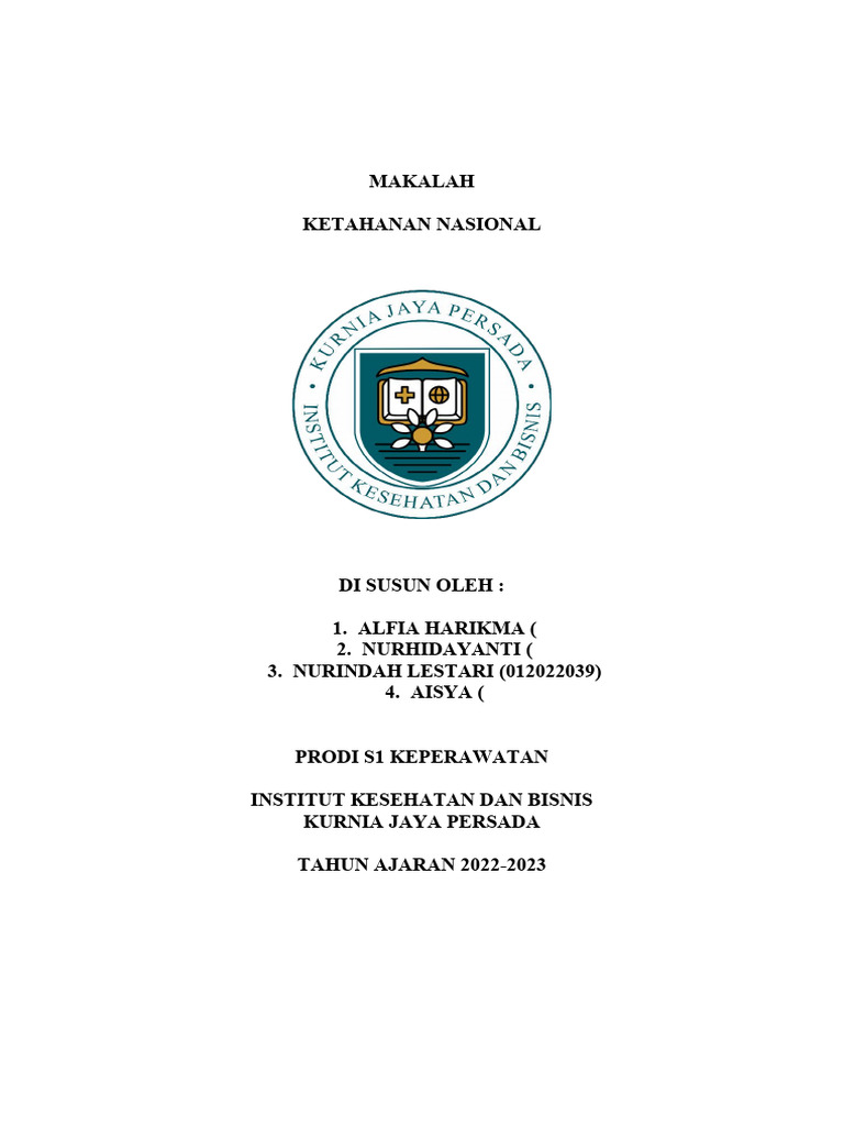 Ketahanan Nasional: Pengertian dan Aspek | PDF