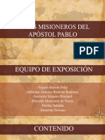 Copia de Viajes Misioneros Del Apóstol Pablo