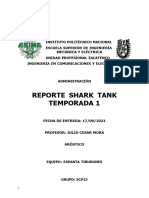 Reporte Shark Tank Espanta Tiburones